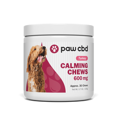 Pet CBD Calming Soft Chews for Dogs - Turkey - 600 mg - 30 Count