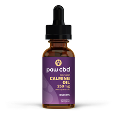 Pet CBD Oil Calming Tinctures for Dogs - Blueberry - 250 mg - 30 mL